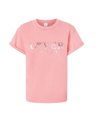 PINKO TORCETTI Printed T-shirt coral. sunny - T-shirt - 3