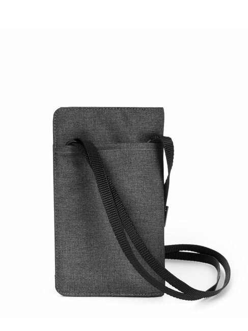 DALLER POUCH  Card holder with shoulder strap BlackDenim - Over-the-shoulder Bags for Men
