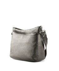 MANDARINA DUCK MELLOW LUX Shoulder bag in textured leather graphite - Women’s Bags - 3