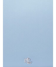 RALPH LAUREN DANNI Shoulder bag, with shoulder strap, in leather sky blue - Women’s Bags - 4