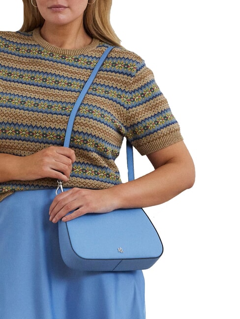 DANNI Shoulder bag, with shoulder strap, in leather sky blue - Women’s Bags