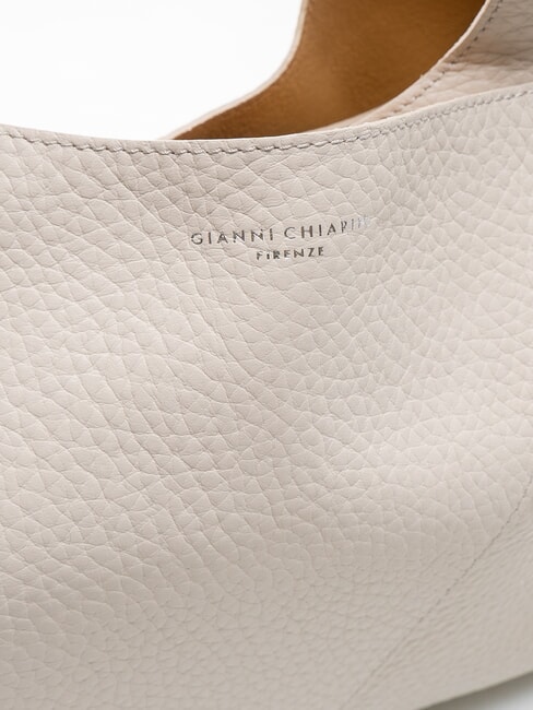 EUFORIA Hammered leather shoulder bag sand-nature - Women’s Bags