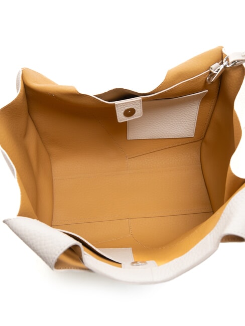 EUFORIA Hammered leather shoulder bag sand-nature - Women’s Bags