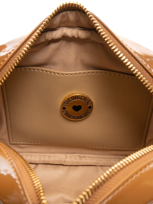 CROCO PRINTED Camera case shoulder bag camel2 - Women&rsquo;s Bags