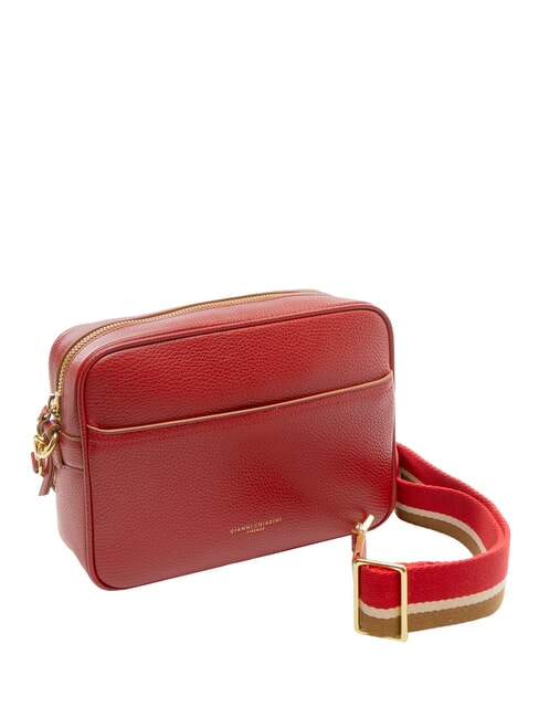 NINA Leather camera case bag cherry - Women’s Bags
