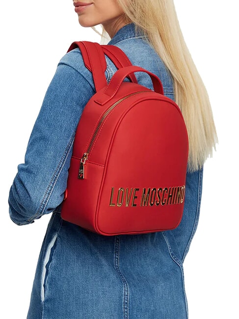 GOLD LETTERING Backpack RED - Women’s Bags