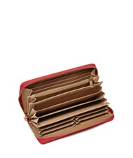 LOVE MOSCHINO LETTERING Wallet with wristband RED - Women’s Wallets - 2