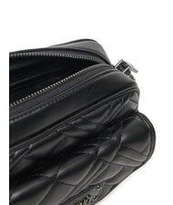 LOVE MOSCHINO QUILTED  Mini Shoulder Camera Bag Black - Women’s Bags - 3