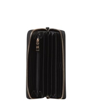 LOVE MOSCHINO GOLD LETTERING Zip Around Wallet Black - Women’s Wallets - 2