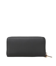 LOVE MOSCHINO GOLD LETTERING Zip Around Wallet Black - Women’s Wallets - 3