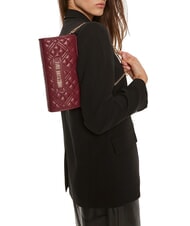 LOVE MOSCHINO QUILTED  Shoulder bag wine - Women’s Bags - 4