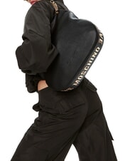 LOVE MOSCHINO SMOOTH Shoulder bag Black - Women’s Bags - 5