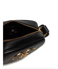 LOVE MOSCHINO HEART Mini Shoulder Bag Black - Women’s Bags - 3