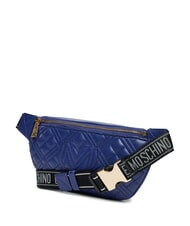 LOVE MOSCHINO QUILTED  Pouch blue - Women’s Bags - 2