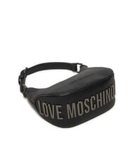 LOVE MOSCHINO GIANT  Mini Bag with shoulder strap Black - Women’s Bags - 3