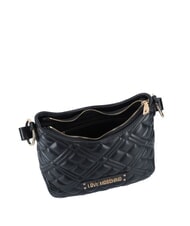 LOVE MOSCHINO QUILTED  Hobo Shoulder Bag Black - Women’s Bags - 3