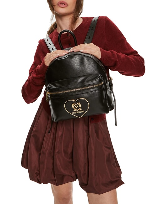 GOLDEN HEART  Backpack Black - Women’s Bags