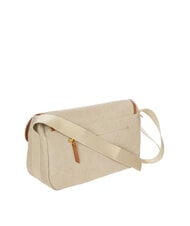 BRIC’S SORRENTO M Medium canvas bag with flap BEIGE - Women’s Bags - 4