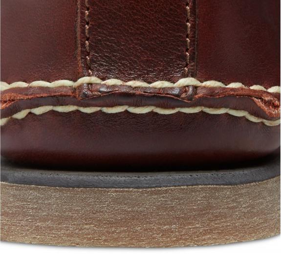 boat shoes CLASSIC, in leather BROWN - Men&rsquo;s shoes