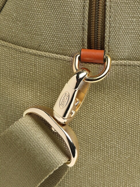 SORRENTO CAMILLA Canvas satchel bag with shoulder strap olive - Women’s Bags