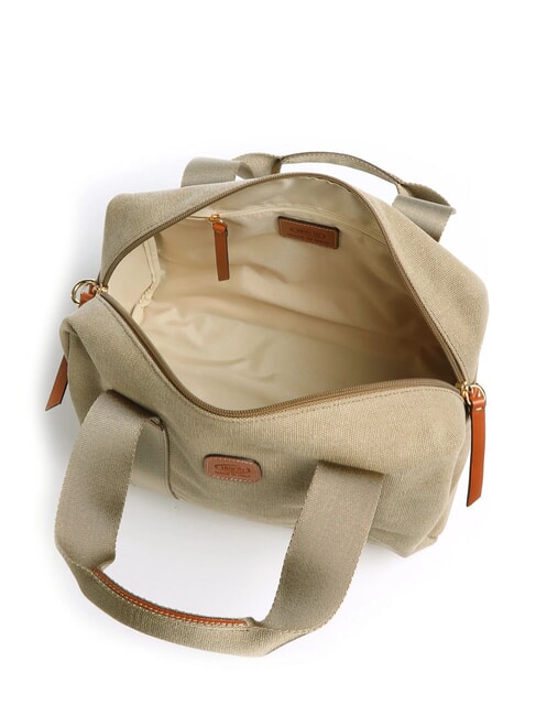SORRENTO CAMILLA Canvas satchel bag with shoulder strap olive - Women’s Bags