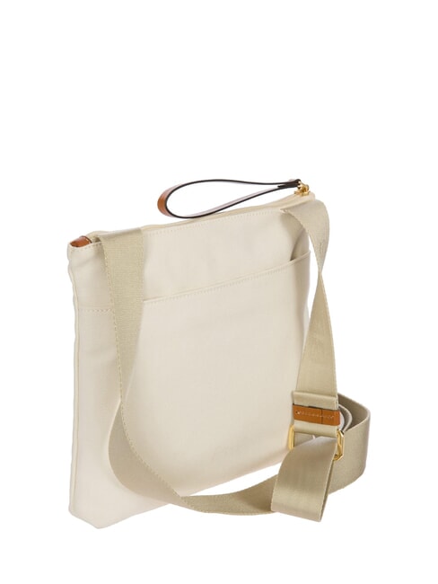 SORRENTO EMMA Canvas flat shoulder bag PANNA - Women’s Bags