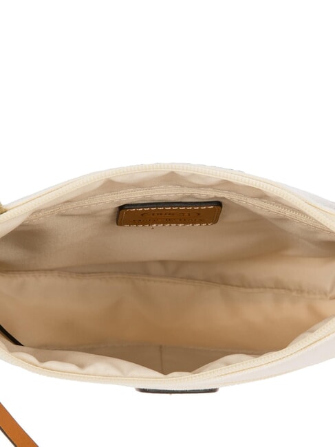 SORRENTO EMMA Canvas flat shoulder bag PANNA - Women’s Bags