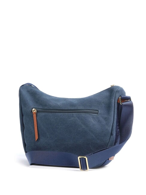 SORRENTO LUNA Canvas crescent bag blue - Women’s Bags