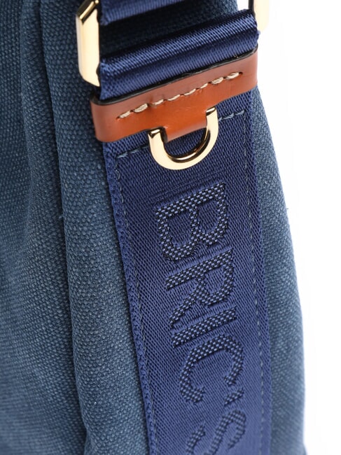 SORRENTO LUNA Canvas crescent bag blue - Women’s Bags