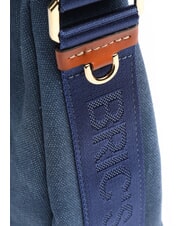 BRIC’S SORRENTO LUNA Canvas crescent bag blue - Women’s Bags - 3