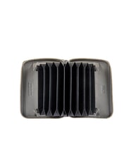 BRIC’S BERNINA Leather credit card holder GREY - Men’s Wallets - 2