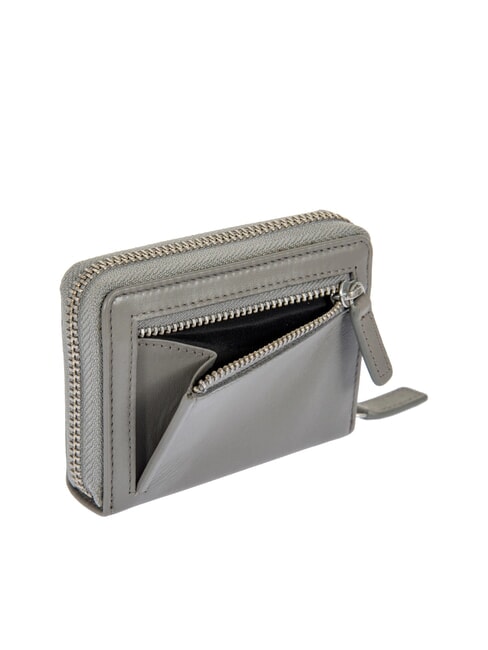 BERNINA Leather credit card holder GREY - Men’s Wallets