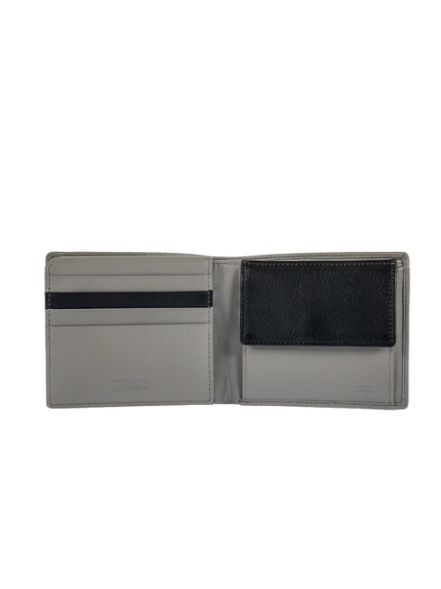 BERNINA Leather wallet flap coin purse GREY - Men’s Wallets
