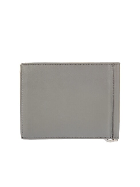 BERNINA Leather money clip GREY - Men’s Wallets