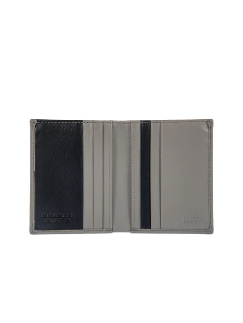 BERNINA Leather credit card holder 6cc GREY - Men’s Wallets