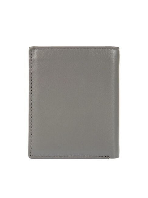 BERNINA Leather credit card holder 6cc GREY - Men’s Wallets