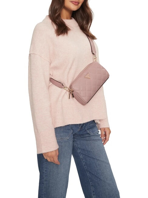ECO CARLY Quilted shoulder bag mauve - Women’s Bags