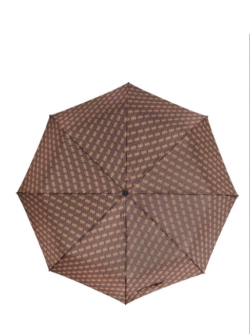 4G Open/Close Folding Umbrella brown/ochre - Umbrellas