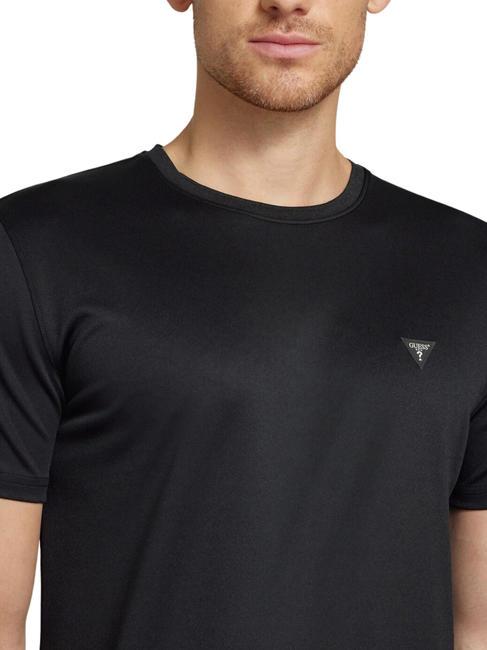 TECH Regular fit stretch t-shirt jetbla - T-shirt