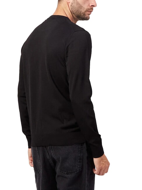 DANE TECH Long sleeve crew neck sweater jetbla - Men's Sweaters