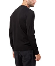 GUESS DANE TECH Long sleeve crew neck sweater - Men's Sweaters