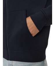 GUESS CLASSIC High-neck full-zip sweatshirt smartblue - Sweatshirts - 4