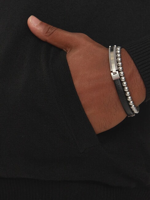 DARREL High neck cardigan full zip jetbla - Men's Sweaters