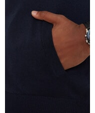 GUESS DARREL High neck cardigan full zip smartblue - Men's Sweaters - 4