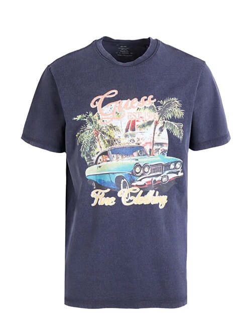 SUMMER T-shirt with maxi print smartblue - T-shirt