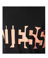 GUESS ORIZZONTAL T-shirt with maxi logo print jetbla - T-shirt - 3