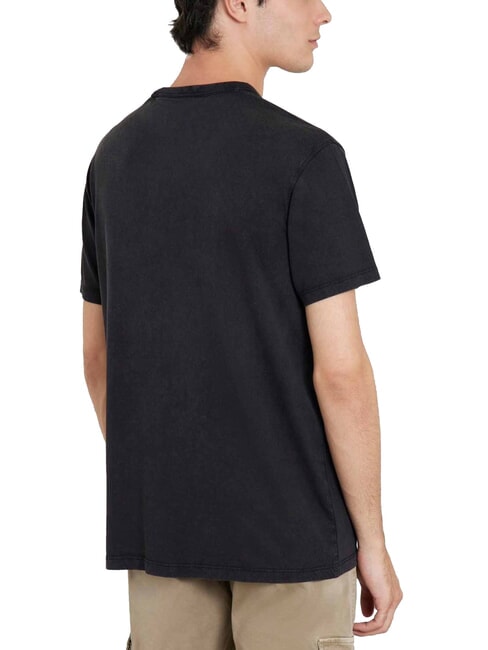 TRIANGLE Cotton T-shirt with print jetbla - T-shirt