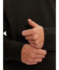 GUESS BOX Metallic logo embroidery sweatshirt jetbla - Sweatshirts - 4