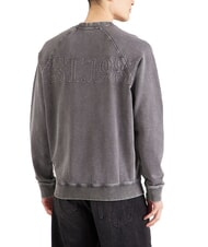 GUESS RAGLAN Cotton crewneck sweatshirt - Sweatshirts