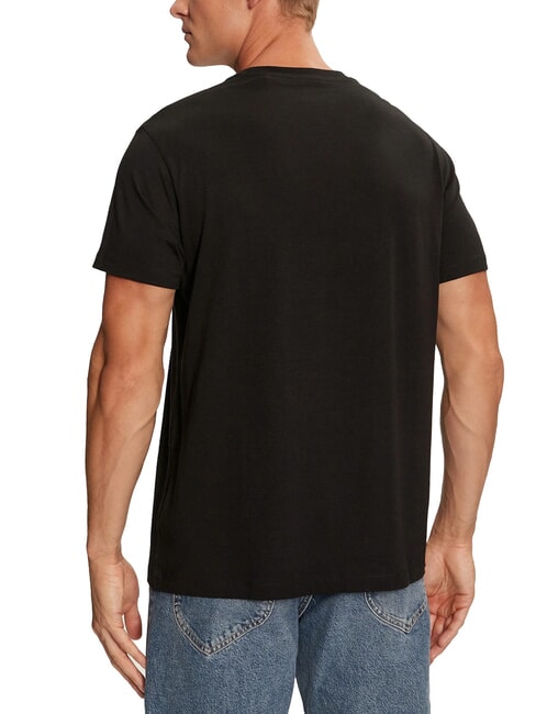 TRIANGLE T-shirt with embroidered logo patch jetbla - T-shirt